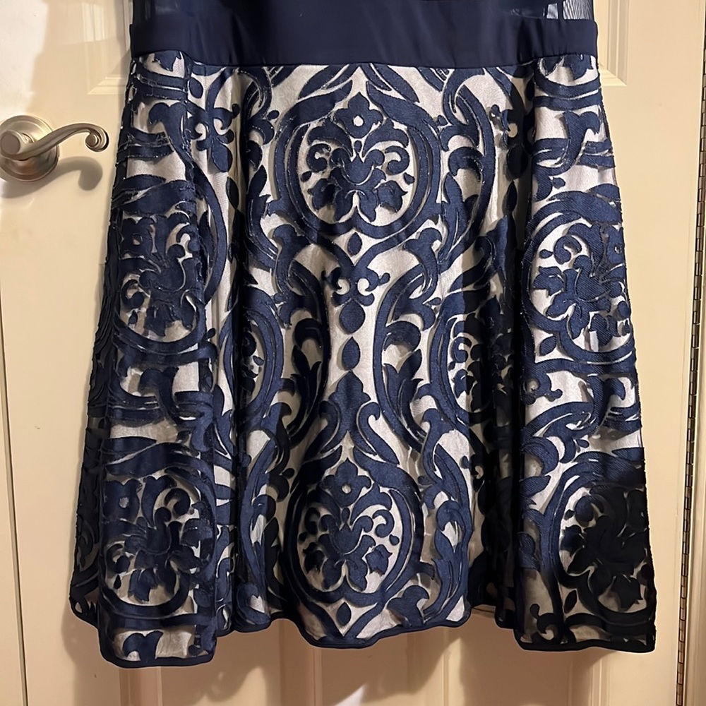 Xscape Navy Blue Formal Dress - Picture 12 of 12
